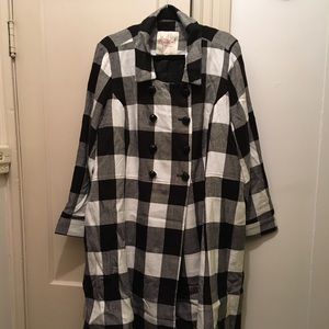 Plaid Plus Size Coat - make me an offer!